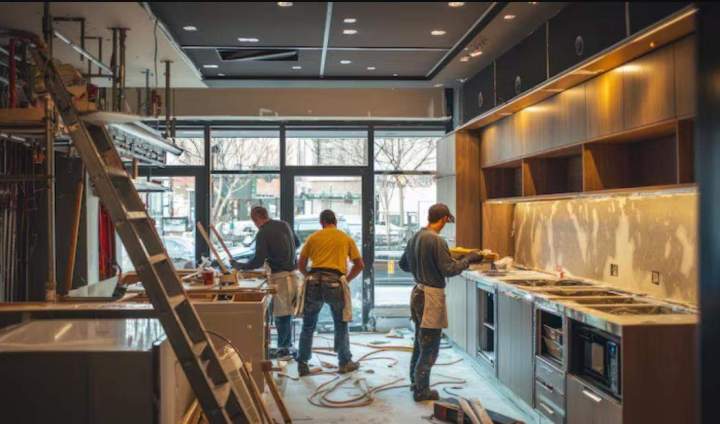 Rénovation commerce Colombes